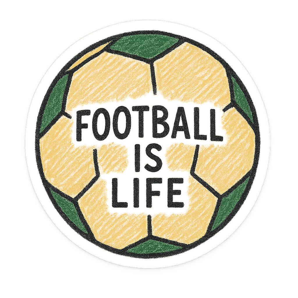 Football Is Life Decal