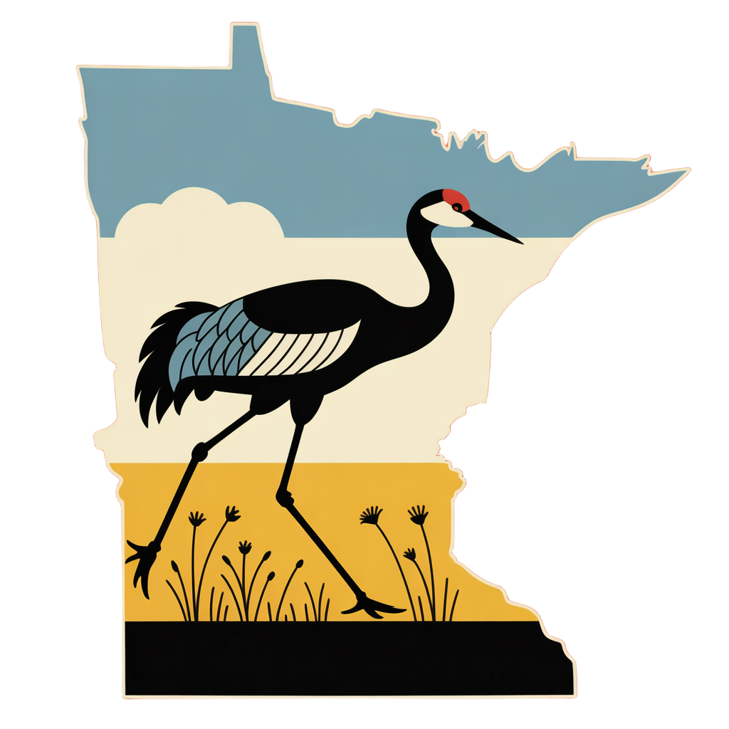 Minnesota Crane Art