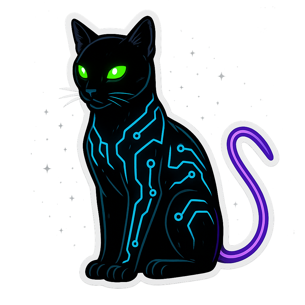 Cyber Cat Art