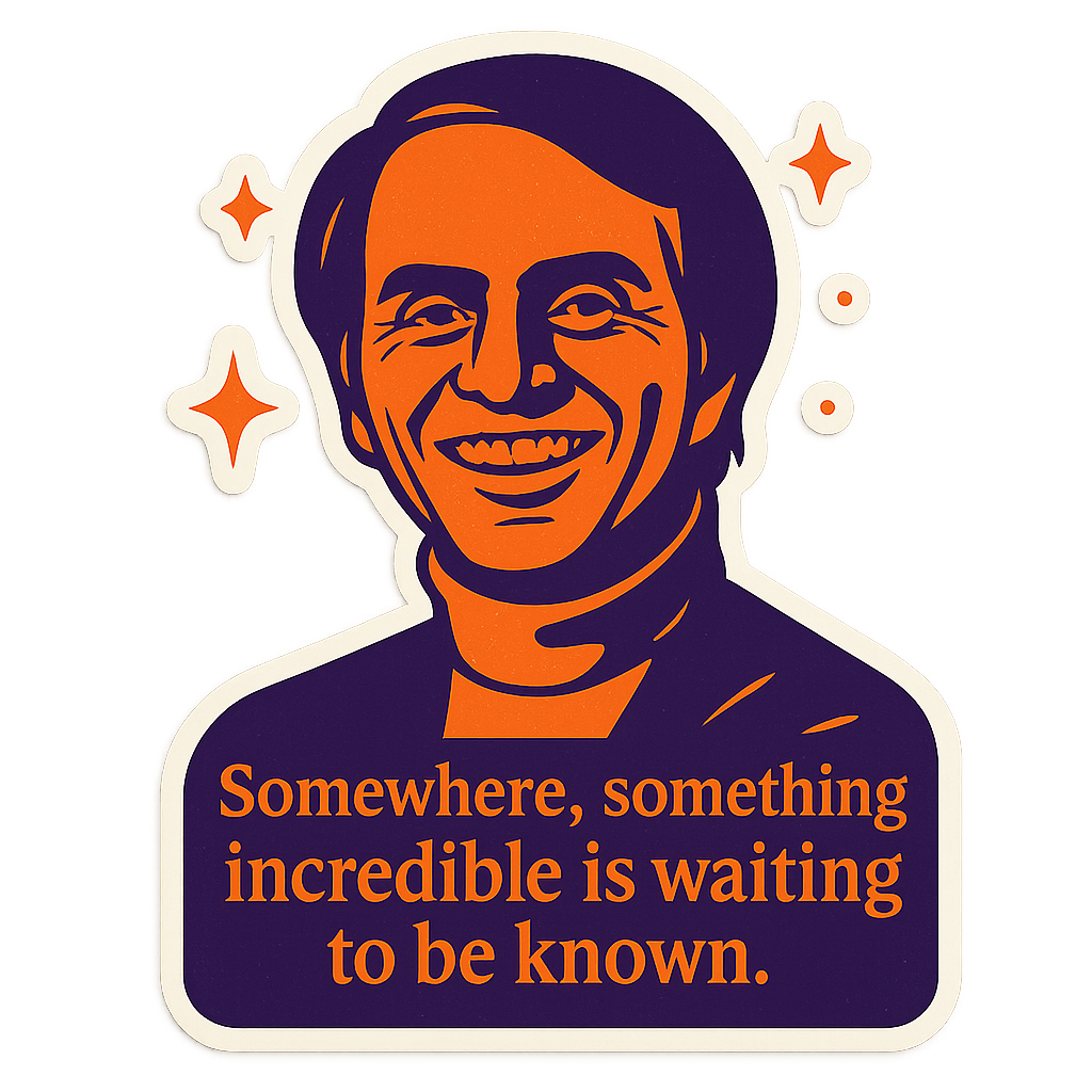 Carl Sagan Quote Art