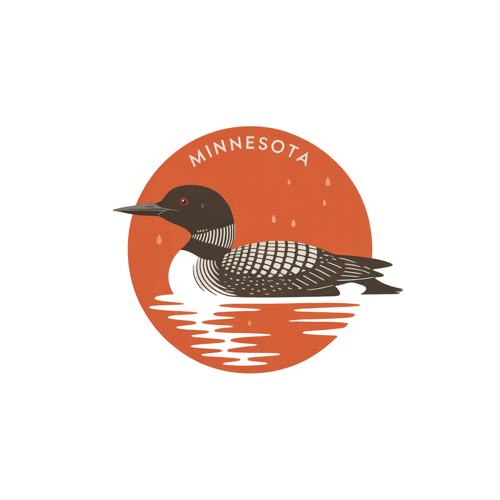 Minnesota Loon Emblem