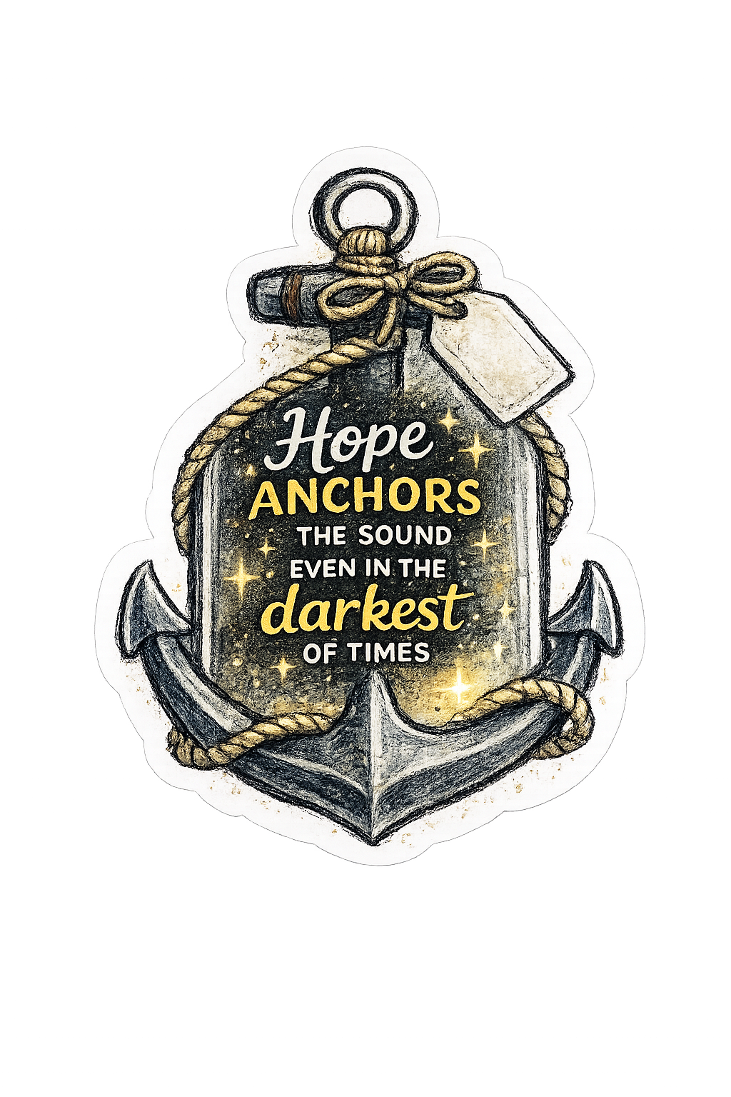 Hope Anchors Quote Graphic