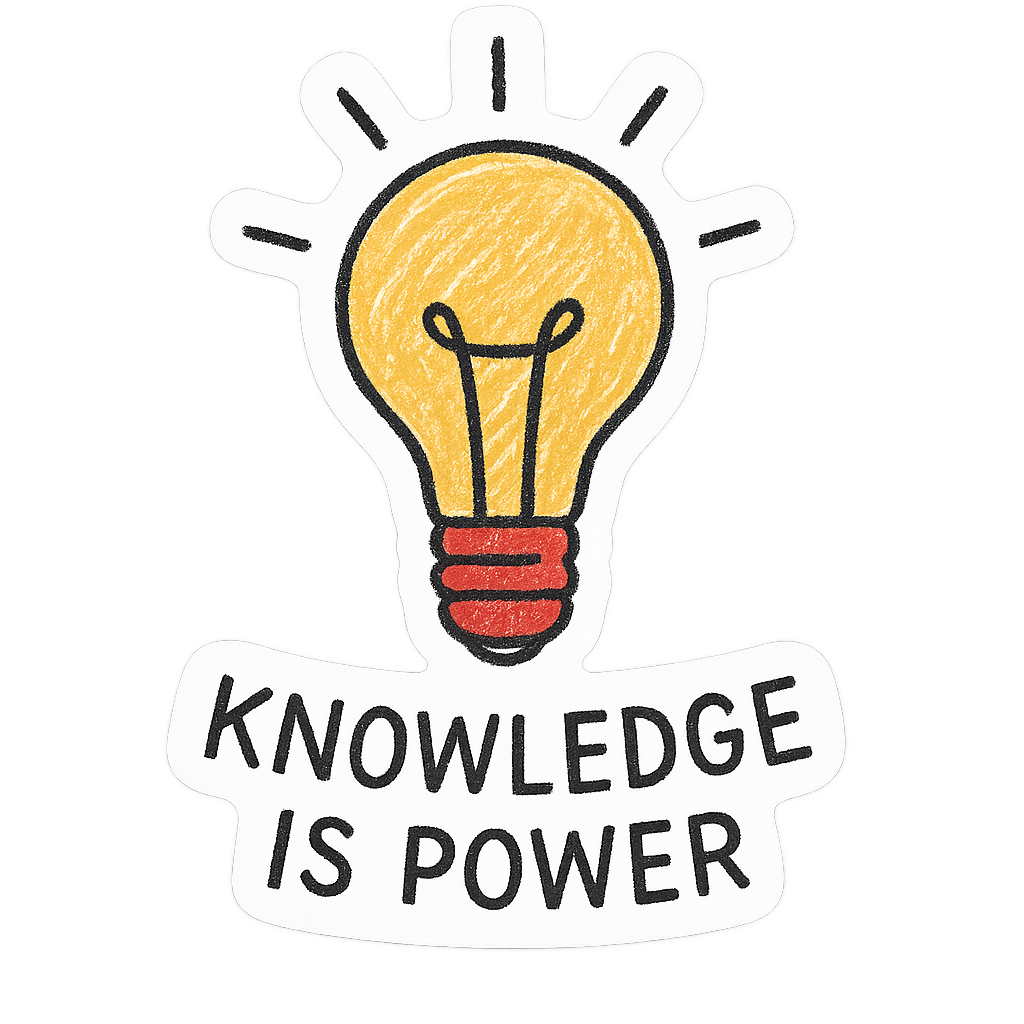 Knowledge is Power Graphic