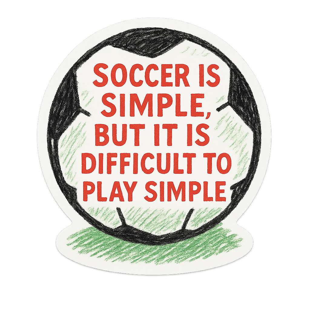 Soccer Is Simple Graphic
