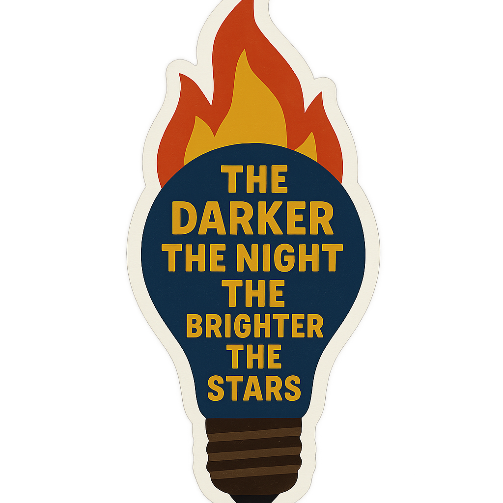 Brighter Stars Flame Lightbulb Decoration