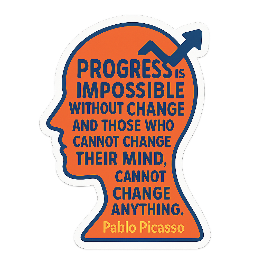 Pablo Picasso Quote Decal