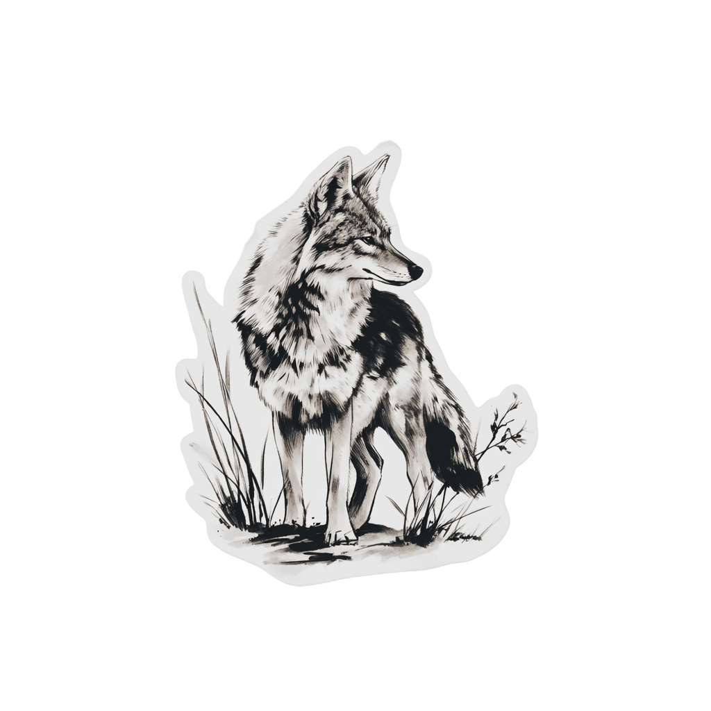 Artistic Wolf Design