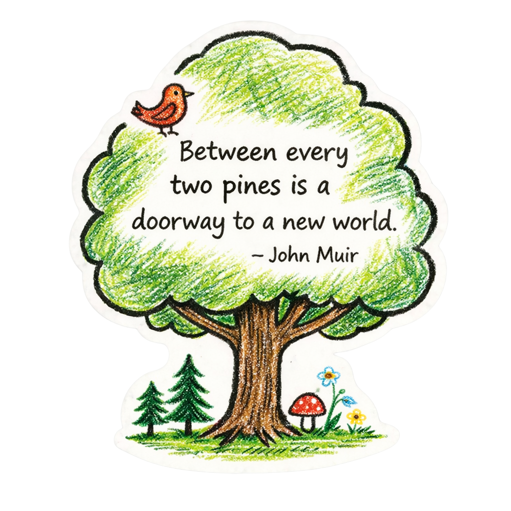 Nature-Inspired Motivational with Tree Design