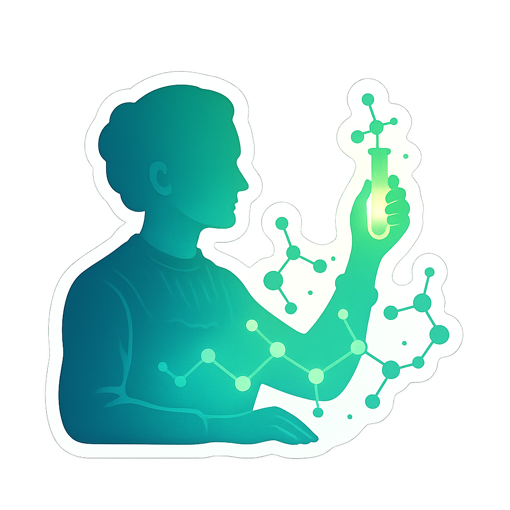 Marie Curie - Scientist Graphic